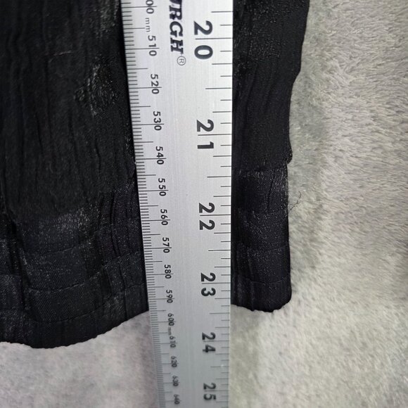 Womens Vintage Lavon Black Two-Piece Tracksuit Set Floral Jacquard Pattern M - Picture 7 of 15